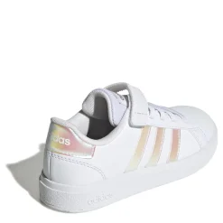 adidas Grand Court Trainers Child Girls in White