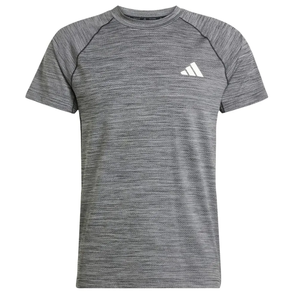 adidas Gym+ Tee in Black