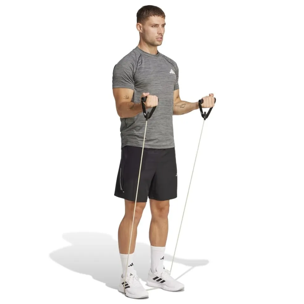 adidas Gym+ Tee in Black