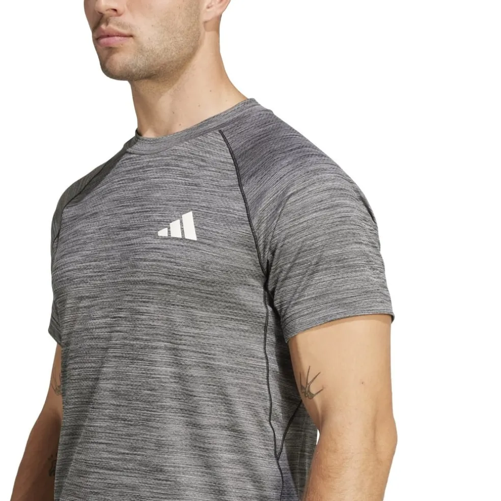 adidas Gym+ Tee in Black