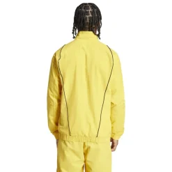 adidas High Neck Regular Fit Athletic Top in Gold