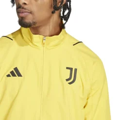 adidas High Neck Regular Fit Athletic Top in Gold