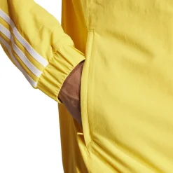 adidas High Neck Regular Fit Athletic Top in Gold