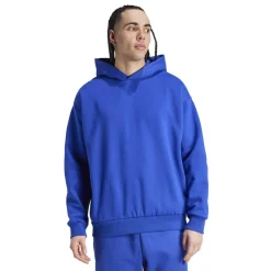 adidas Hooded Relaxed Fit Sweatshirt in Blue