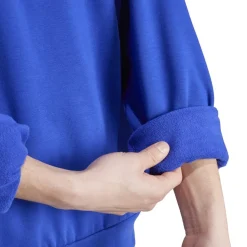 adidas Hooded Relaxed Fit Sweatshirt in Blue