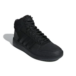 adidas Hoops 2.0 Mid Trainers in Black