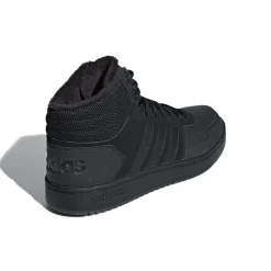 adidas Hoops 2.0 Mid Trainers in Black