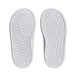 adidas Infants Advantage Court Lifestyle Shoes in White Grey