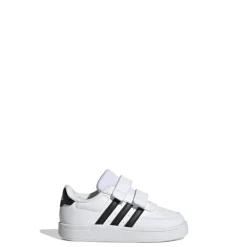 adidas Infants Breaknet 2.0 Court Shoes in White Black
