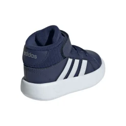 adidas Infants Grand Court Mid Trainers in Dark Blue