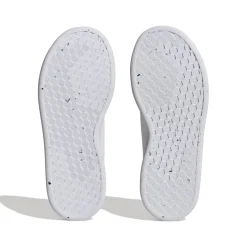 adidas Junior Advantage Trainers in White red