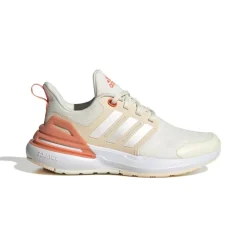 adidas Junior Rapidasport Bounce Lace Trainers in Off White