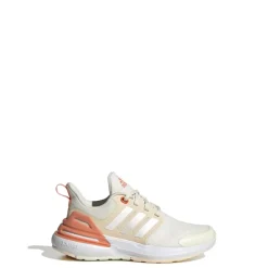 adidas Junior Rapidasport Bounce Lace Trainers in Off White