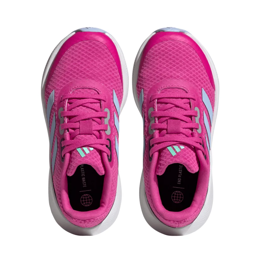 adidas Junior Run Falcon 3.0 Lace Trainers in Pink