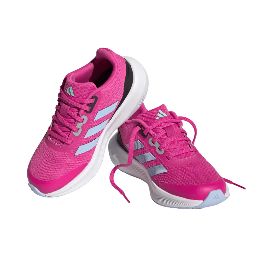 adidas Junior Run Falcon 3.0 Lace Trainers in Pink