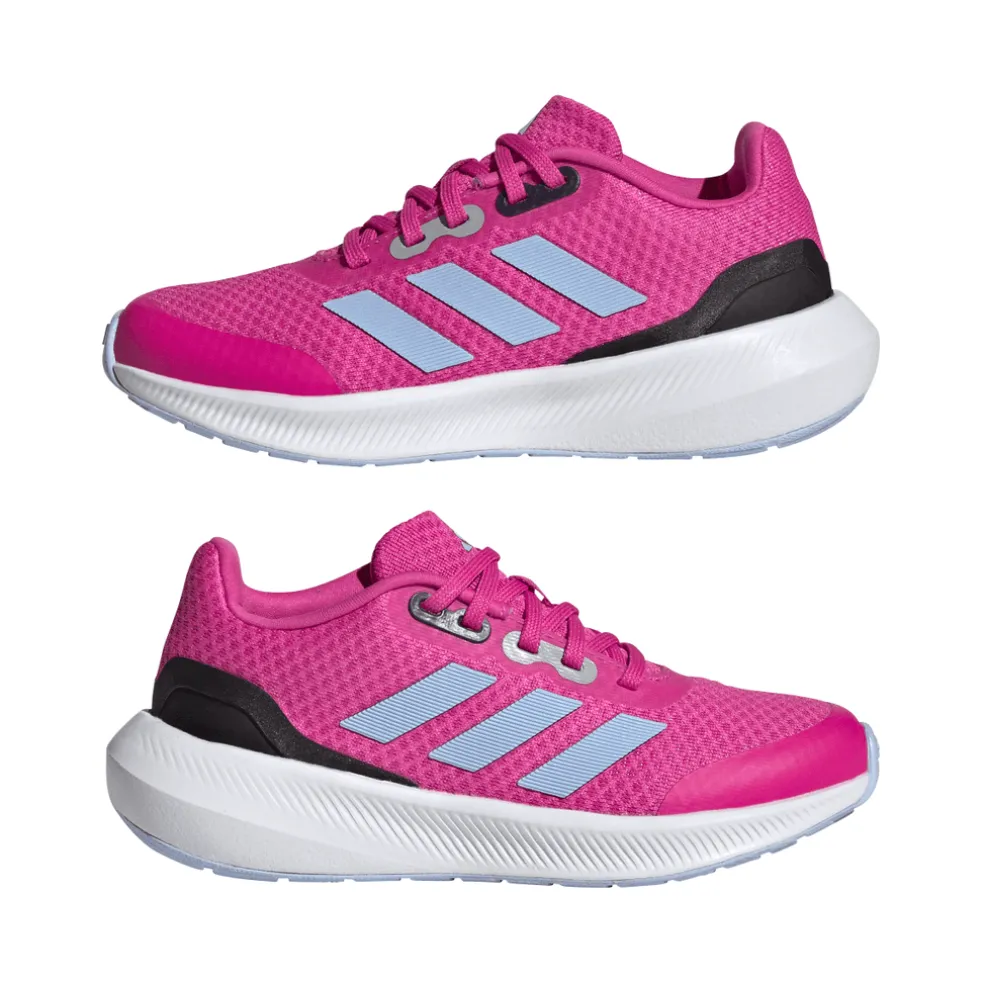 adidas Junior Run Falcon 3.0 Lace Trainers in Pink