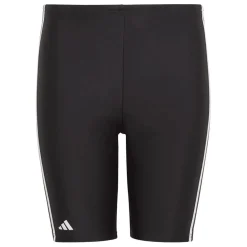 adidas Juniors Classic 3-Stripes Swim Jammer Shorts in Black