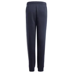 adidas Juniors Essentials 3-Stripes Fleece Joggers in inkwell