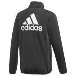 adidas Juniors Essentials Tracksuit in Black-White