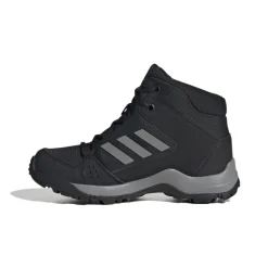 adidas Kids Terrex Hyperhiker Mid Hiking Shoes in Black Grey