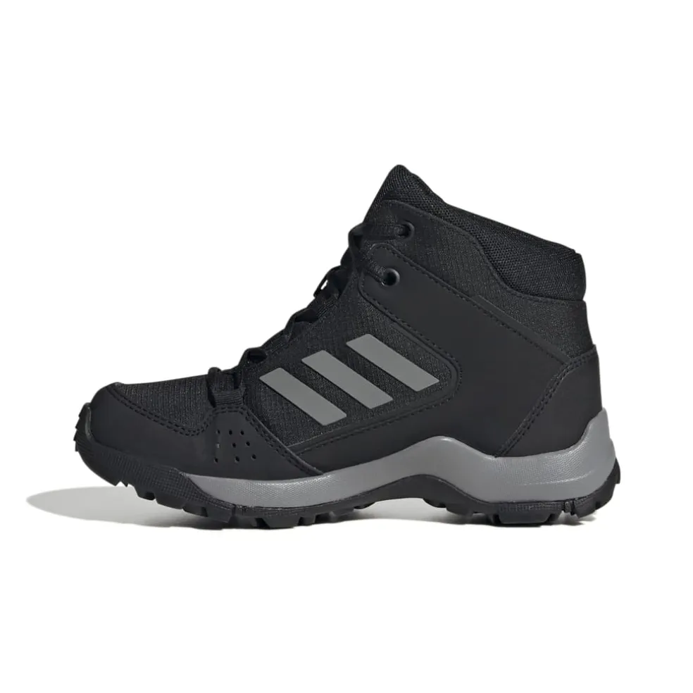 adidas Kids Terrex Hyperhiker Mid Hiking Shoes in Black Grey