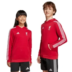 adidas Liverpool Hoodie Juniors in Red