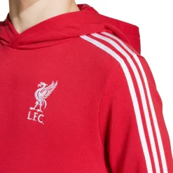 adidas Liverpool Hoodie Juniors in Red