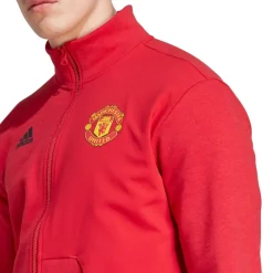 adidas Manchester United Anthem Jacket 2023 2024 Adults in Red