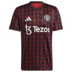 adidas Manchester United Pre Match Shirt 2024 2025 Adults in Black