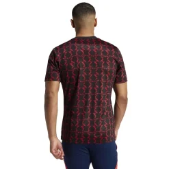 adidas Manchester United Pre Match Shirt 2024 2025 Adults in Black