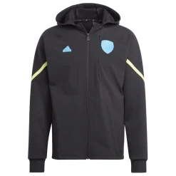 adidas Mens Afc D4gmd FulL-Ziphoody Tracksuit Top in Black