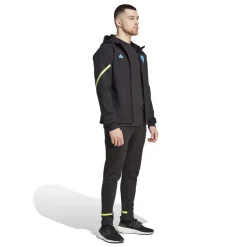 adidas Mens Afc D4gmd FulL-Ziphoody Tracksuit Top in Black