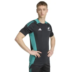 adidas Mens All Blacks Performance T-Shirt in Black