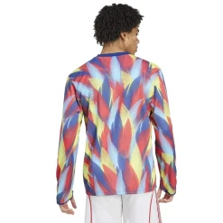 adidas Mens Arsenal Long Sleeve Pre Match Shirt 2025 2026 in Blue