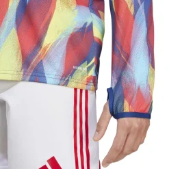 adidas Mens Arsenal Long Sleeve Pre Match Shirt 2025 2026 in Blue