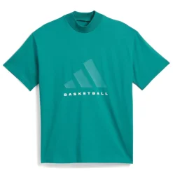 adidas Mens Basketball T-Shirt in Green