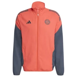 adidas Mens Bayern Tiro 25 Competition Presentation Jacket in Orange