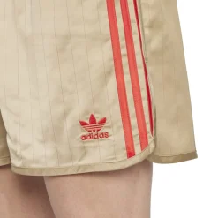adidas Mens David Beckham Originals 3 Stripes Shorts in Beige
