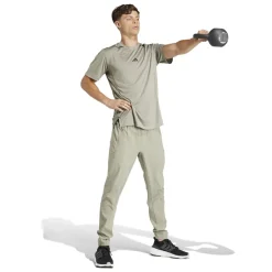 adidas Mens D4t Adistwo Tee Gym Top in Green