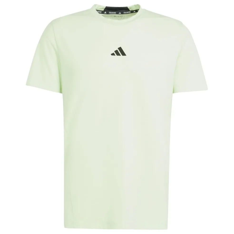 adidas Mens D4t Tee Gym Top in Green