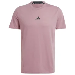 adidas Mens D4t Tee Gym Top in Pink