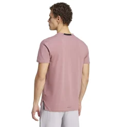 adidas Mens D4t Tee Gym Top in Pink