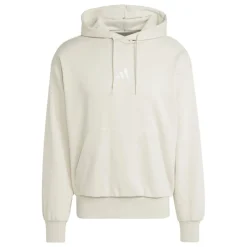 adidas Mens Essentials Feelcozy Fleece Hoodie in Grey