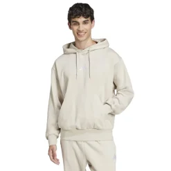adidas Mens Essentials Feelcozy Fleece Hoodie in Grey