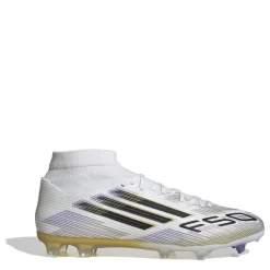 adidas Mens F50 League Firm Ground Football Boots in White