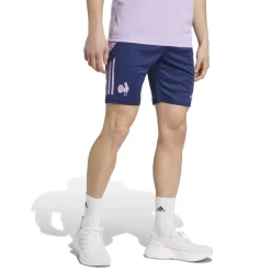 adidas Mens France Rugby World Cup 2025 Gym Shorts in Blue