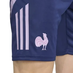 adidas Mens France Rugby World Cup 2025 Gym Shorts in Blue