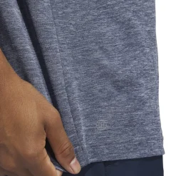 adidas Mens Heather Polo Shirt in Blue