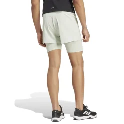 adidas Mens Hr 2in1 Sho Gym Shorts in Green