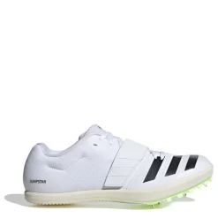 adidas Mens Jumpstar Running Spikes in White